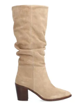 Bota beige en piel - LAURÍ